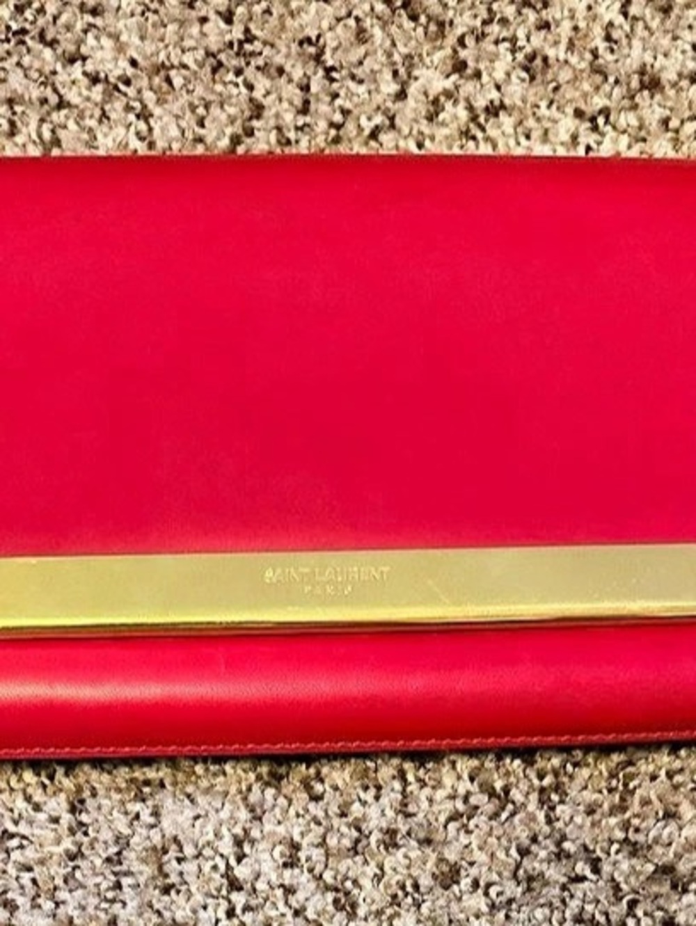 Saint Laurent Lutetia Clutch pink